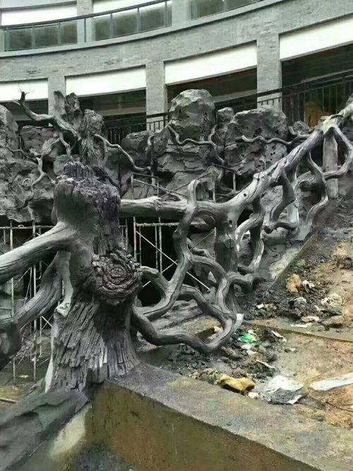 水泥假樹護(hù)欄